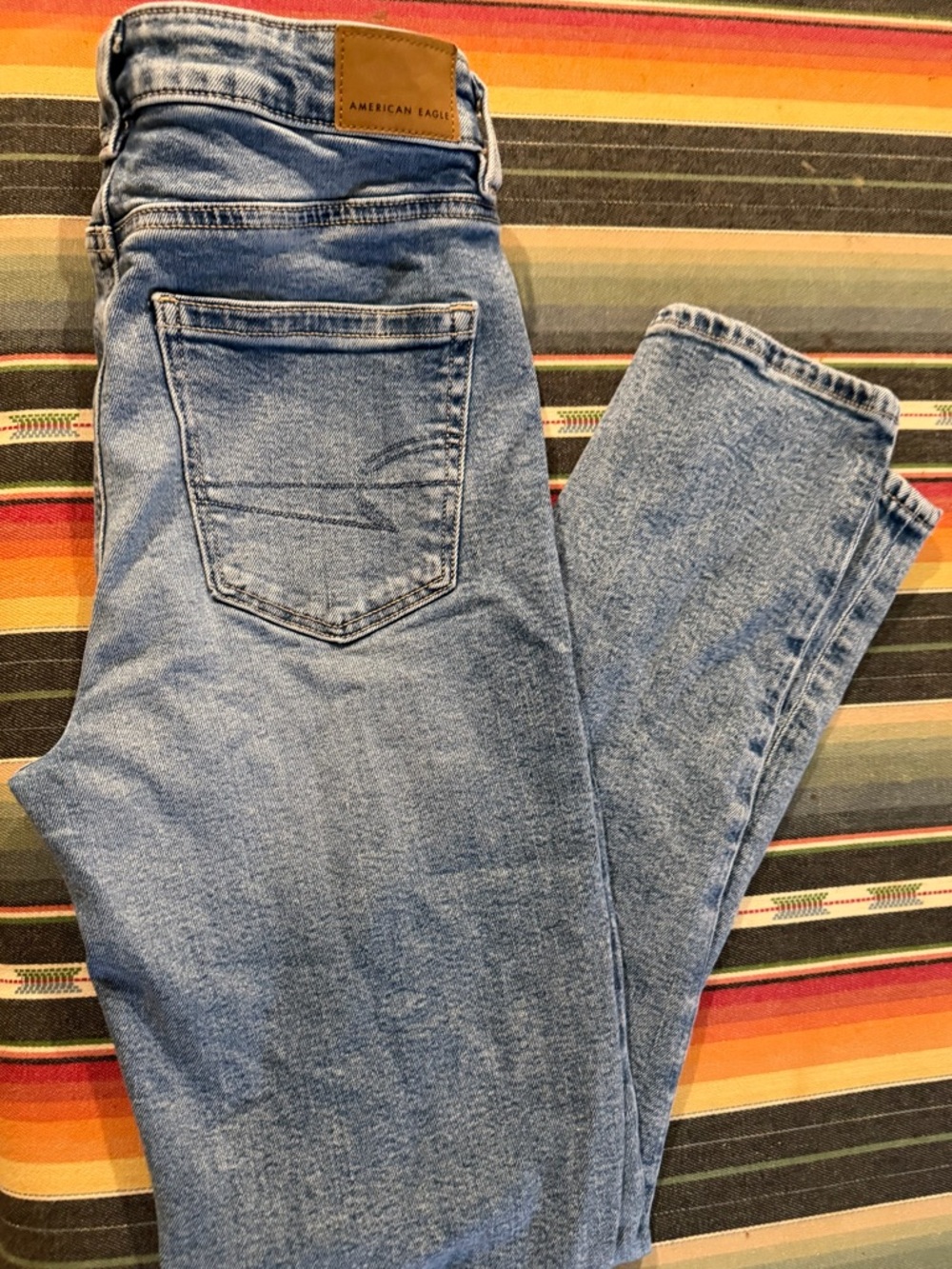 American Eagle Outfitters Light Wash Skinny Jeans